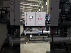 شیل و لوله تهویه کننده و تبخیرگر خنک کننده پیچ آب با کنترل PLC