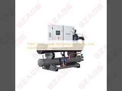 150HP یخچال با ظرفیت بالا برای نیازهای صنعتی سنگین واحد خنک کننده خنک کننده آب