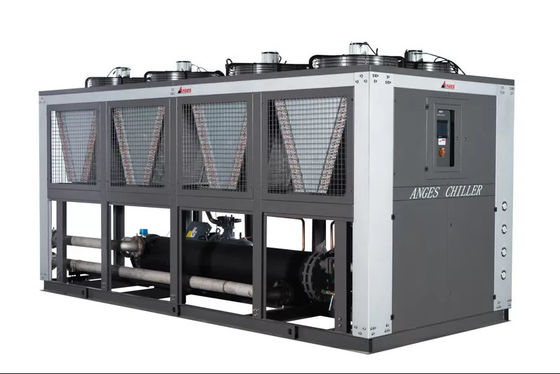 خرید 100hp نیمه هرمتیک R22 خنک هوا پیچ کمپرسور خنک کننده برای صنعت شیمیایی online manufacture
