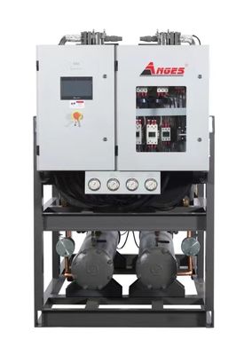 خرید 50hp سیستم یکپارچه خنک کننده آب صنعتی نوع پیچ نیمه خنک کننده online manufacture