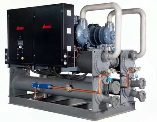 خرید 85HP خنک کننده پیچ آب خنک کننده آب برای فرآیند صنعتی خنک کننده آب برای چاپ و خط لایه بندی فیلم BOPP online manufacture
