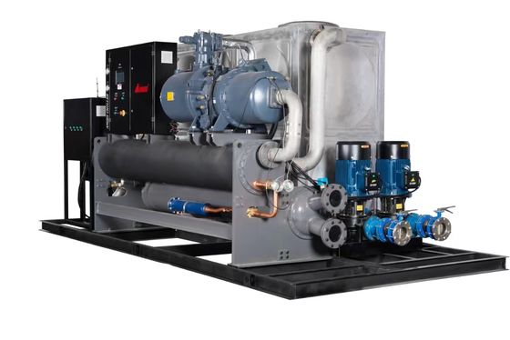 خرید سیستم یکپارچه یخچال صنعتی 120hp نوع پیچ نیمه خنک کننده online manufacture