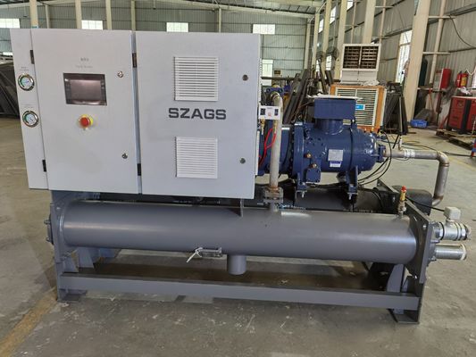 خرید 100hp خنک کننده آب خنک کننده نوع پیچ با کمپرسور هانبل استفاده برای خنک کردن مخلوط مخلوط online manufacture