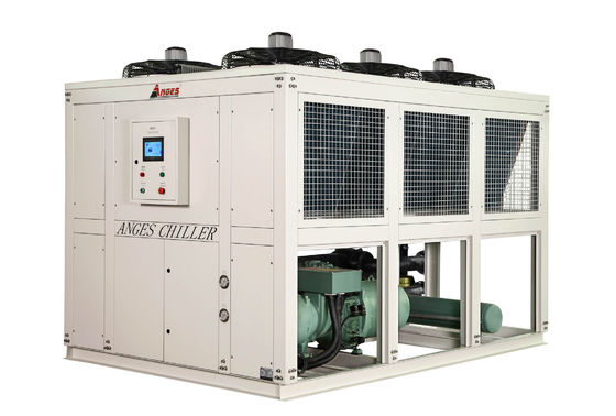 خرید 100HP صنعت پیچ نوع چیلر با دو سیستم خنک کننده هوا خنک پیچ آب گلیکول چیلر online manufacture