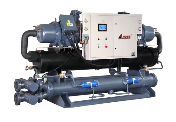 خرید 200HP صنعتی آب خنک پیچ کولر با 2 کمپرسور سیستم برای راه حل های خنک کننده online manufacture