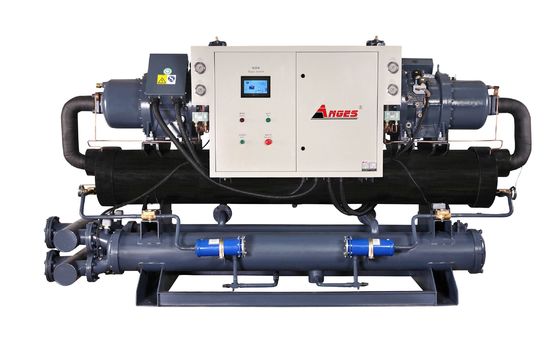 خرید 100hp خنک کننده نوع پیچ آب سرد شده با اجزای الکتریکی شنایدر برای ماشین قالب بندی تزریقی online manufacture