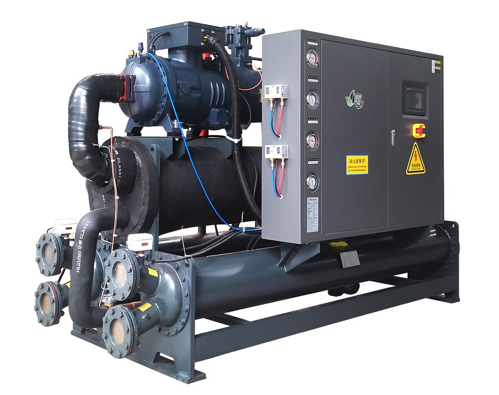 60hp صنعت آب خنک کولر سیستم یکپارچه نیمه هرمتیک نوع پیچ