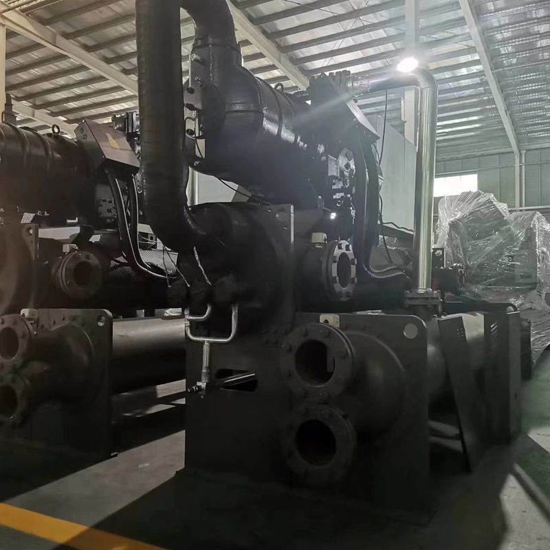 60hp صنعت آب خنک کولر سیستم یکپارچه نیمه هرمتیک نوع پیچ