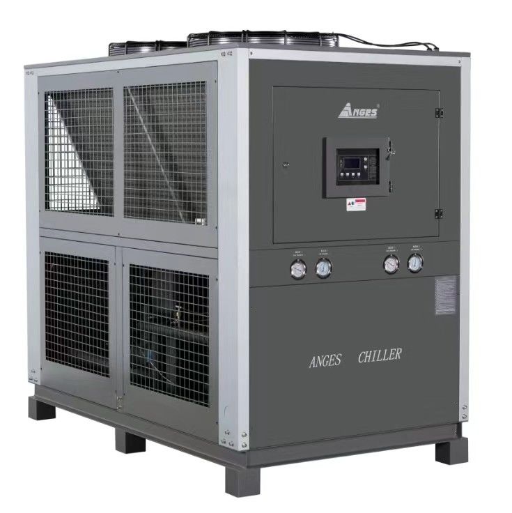 40hp نیمه هرمتیک R134A خنک هوا پیچ کمپرسور چیلر برای ماشین قالب بندی تزریق