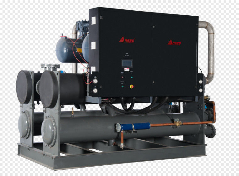 100HP خنک کننده پیچ آب خنک کننده آب برای فرآیند صنعتی برای چاپ و خط لایه بندی فیلم BOPP
