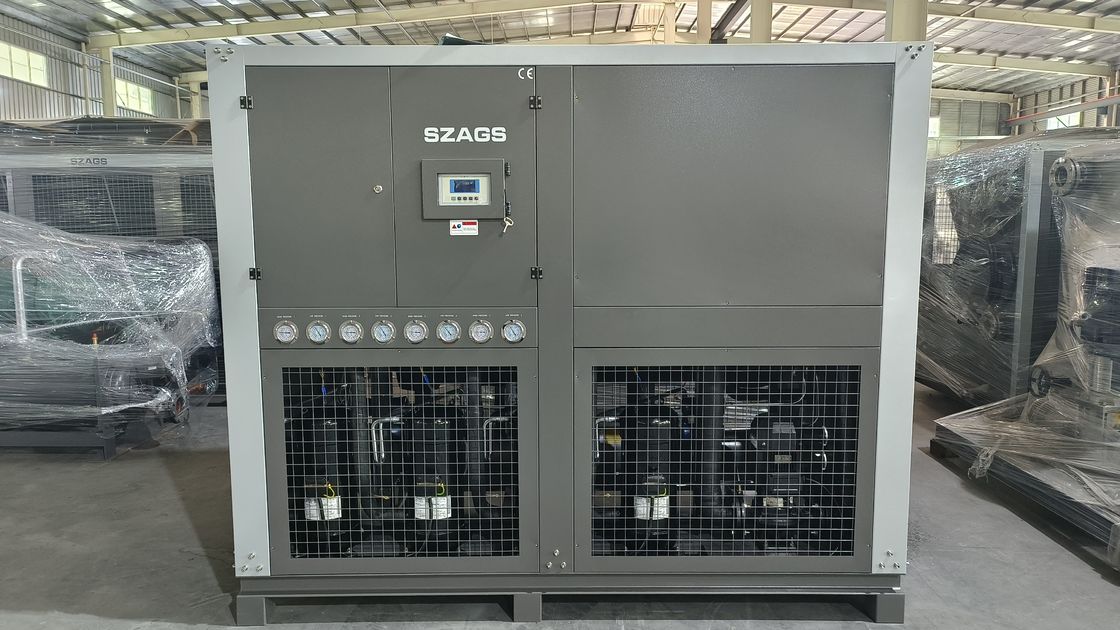 کارایی بالا 40HP صنعتی آب خنک کننده 130 KW رول آب خنک کننده برای ماشین تزریق