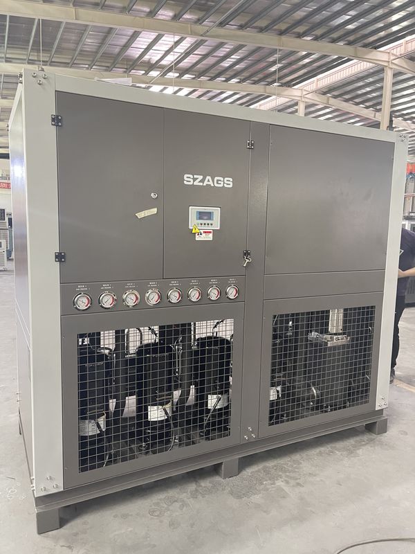 کارایی بالا 40HP صنعتی آب خنک کننده 130 KW رول آب خنک کننده برای ماشین تزریق