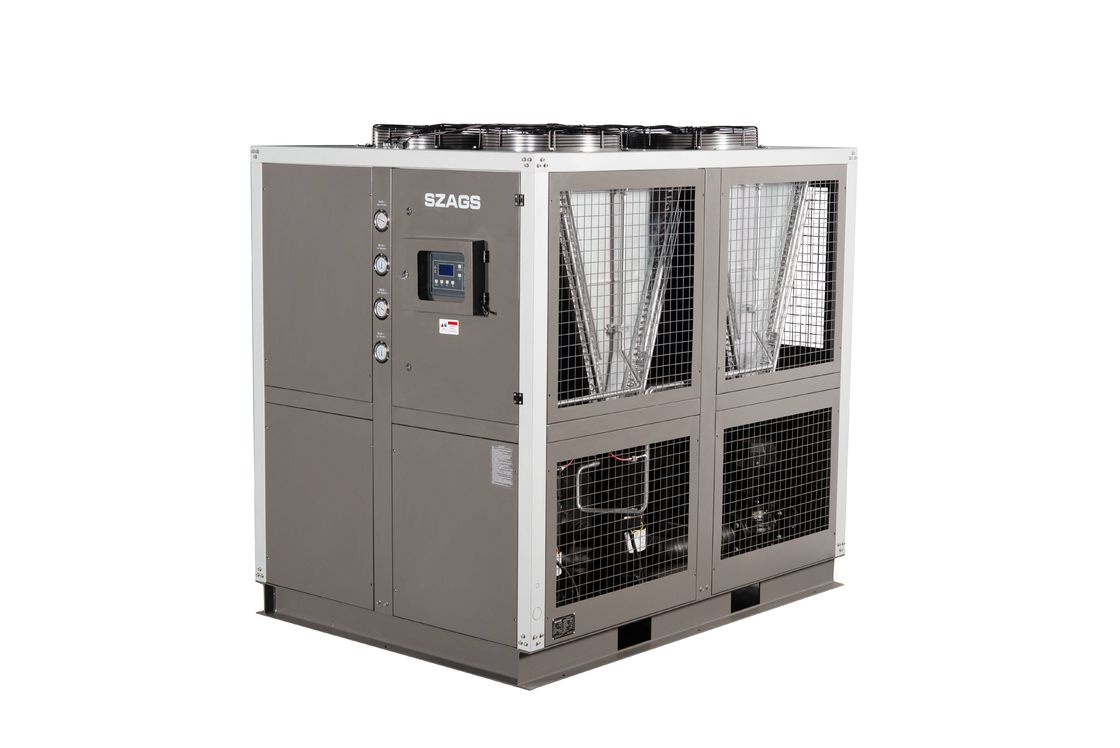 SZAGS Chiller 20HP Chiller آب حلقه بسته واحد خنک کننده صنعتی برای ماشین آلات فرآوری لاستیک