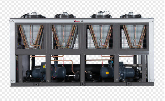 150HP صنعتی خنک کننده پیچ هوا برای ماشین فیلم بلند و خط بطری پت