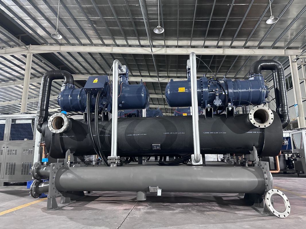 200HP صنعتی آب خنک پیچ کولر با 2 کمپرسور سیستم برای راه حل های خنک کننده