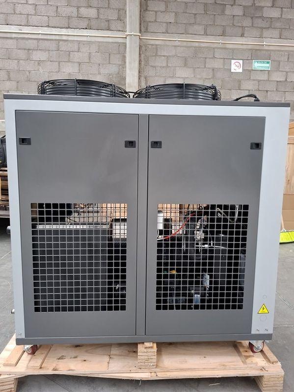 5HP خنک کننده آب صنعتی پردازش پلاستیک 5RT خنک کننده هوا خنک کننده برای خنک کننده شیمیایی داروسازی کانسره لوله مس