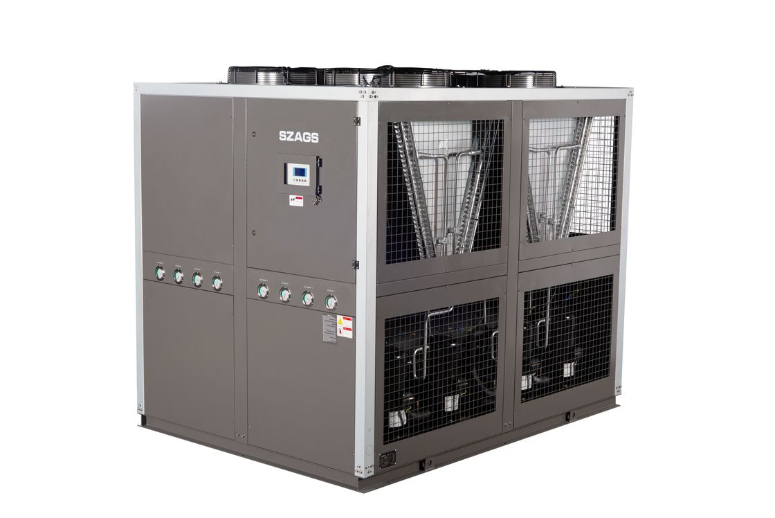 40 تن خنک کننده هوا نوع رول آب خنک کننده 144KW سیستم صنعتی خنک کننده هوا برای ماشین اکستروژن