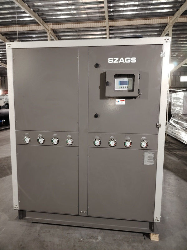40 تن خنک کننده هوا نوع رول آب خنک کننده 144KW سیستم صنعتی خنک کننده هوا برای ماشین اکستروژن