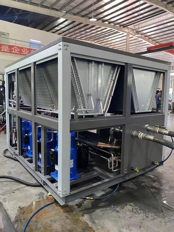 60HP خنک کننده رول هوا خنک کننده آب برای فرآیند صنعتی برای چاپ و خط لایه بندی فیلم BOPP