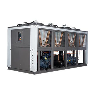 150HP کولر کمپرسور پیچ هوایی کولر صنعتی شیمیایی 150 تن ماشین خنک کننده هوا برای خطوط اکستروزن پروفایل PVC