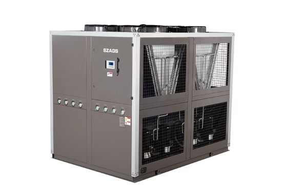 40 تن خنک کننده هوا نوع رول آب خنک کننده 144KW سیستم صنعتی خنک کننده هوا برای ماشین اکستروژن