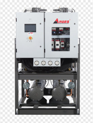 100HP خنک کننده پیچ آب خنک کننده آب برای فرآیند صنعتی برای چاپ و خط لایه بندی فیلم BOPP